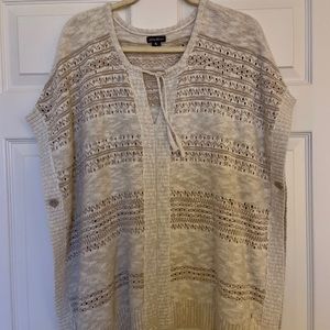 Eddie Bauer sweater poncho
